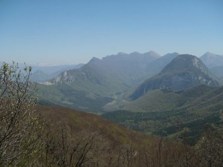 Vue sur le synclinal