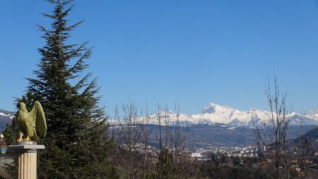 En vue de Gap sur la route Napoléon