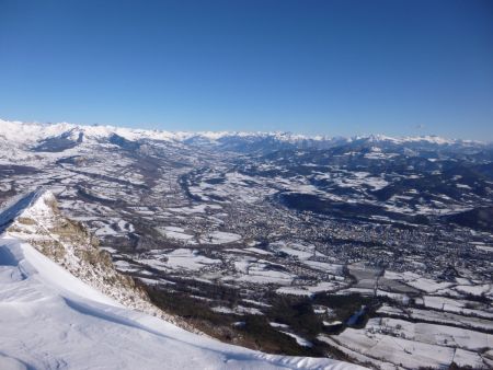 Le Gapençais et l’Embrunais au fond.