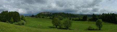 Vue sur la Roche Blanche