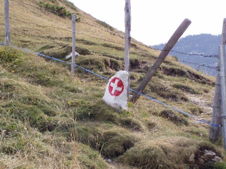 La borne frontière Dauphiné Savoie