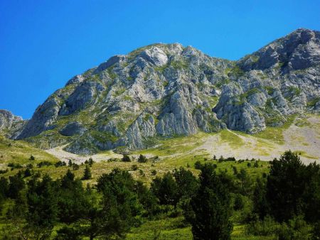 Les mêmes sommets, mais lors de la descente, dans l’après-midi