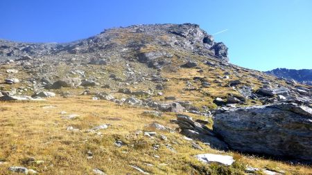 Plan incliné de montée vers la Roche Chevrière