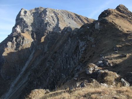 Vue sur la suite de l’itinéraire.