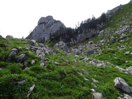 En arrivant au Col des Fenêtres