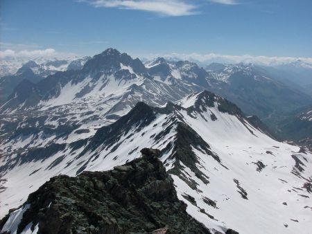 le Pic Blanc du Galibier et le Grand Galibier