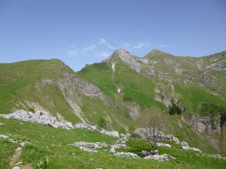 Passage de Plan Molard, Tré le Molard et Mont de la Coche.