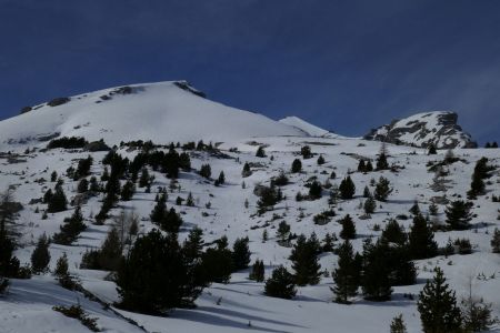 Dans le rétro, Rocher Rond, Plate Longue et Roche Courbe.