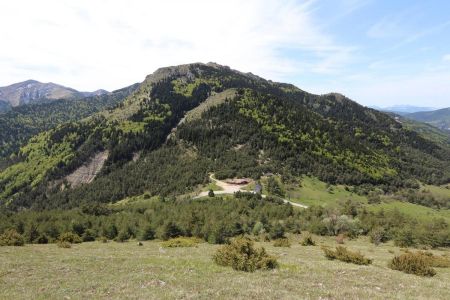 Descente sur le col de Grimone.