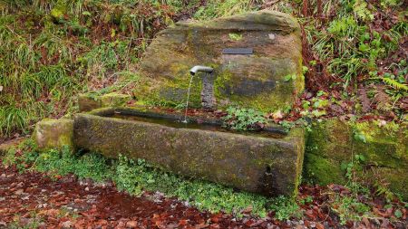 Kalter Brunnen (fontaine), en chemin vers Breitenberg.