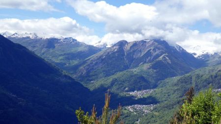 Vers la Pointe de la Fenêtre et Plan des Queux