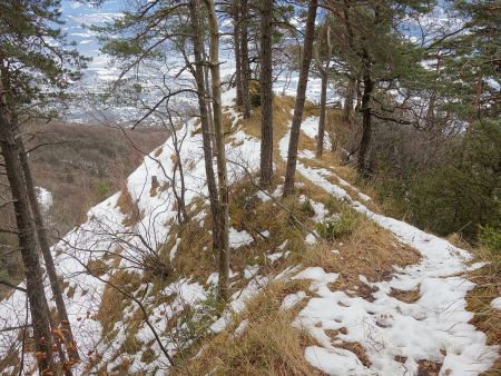 En arrivant au belvédère de Corbonne.