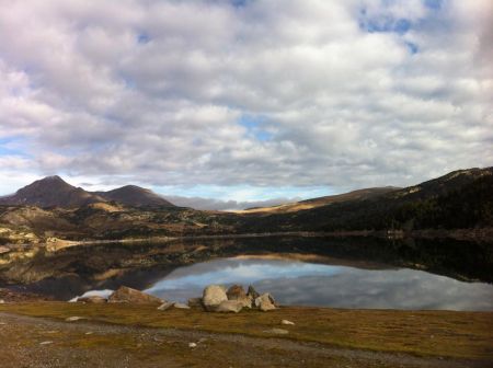 Le lac des Bouillouses et le Petit et le Grand Péric