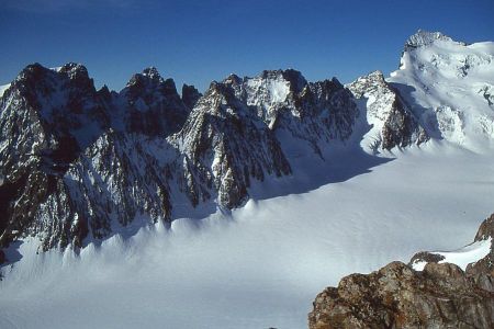 Le blanc et pur glacier...