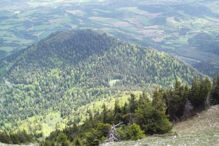 Le col de Trapeynier vu d’en haut