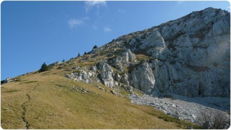 Descente trace et Rochers de l’Ours.