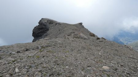 La Pointe des Pleignets est nettement moins impressionnante de ce côté !