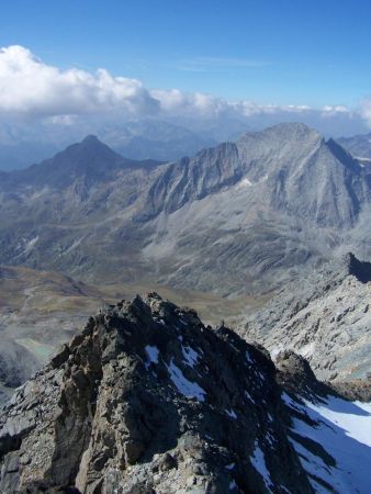 L’arête de la voie normale de la pointe de Labby.