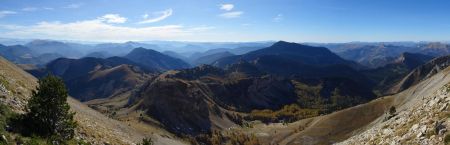 Panorama en montant à la Tête des Ormans