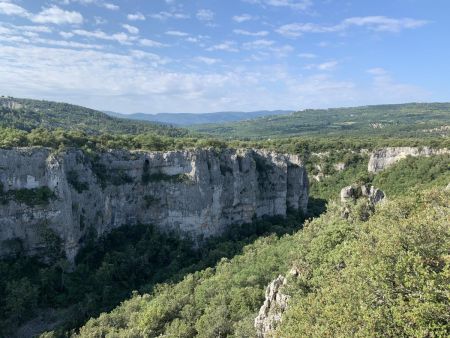  Les gorges (vue rétro).