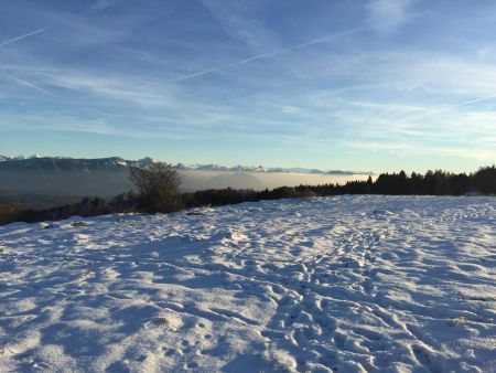 Vue sur les Alpes