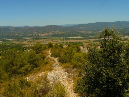 La petite crête en direction du Rocher de Castellas.