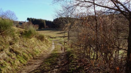 Sortie du village.