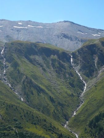 Fond de la vallée et crêtes du Grand Vallon.