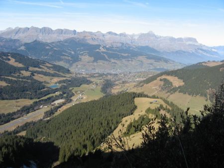 Megève et la chaîne des Aravis