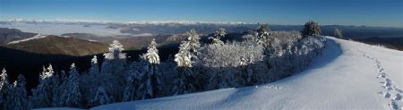 Large panorama, du Vercors au Mercantour