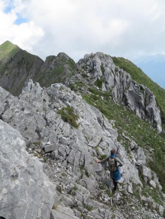 La crête à venir.