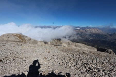 Sommet du Grand Ferrand, vers les Écrins.