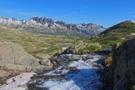 Vue arrière vers Belledonne