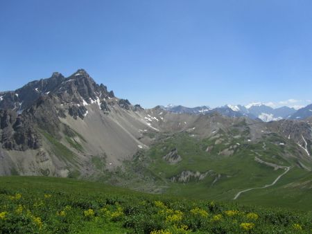 Le Grand Galibier et le col.