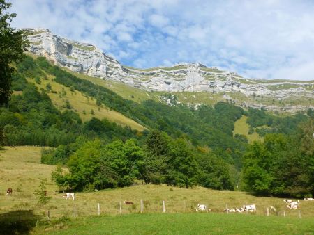 Sous le Gollet du Gerbat, le Fornet