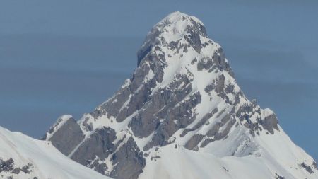 Un sommet régulièrement skié.