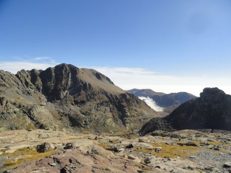 Le Mt Bégo (2872m) vu des Terrasses du Grand Capelet