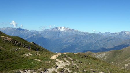 Au col du Châtelard, vue vers le Pic de l’Etendard