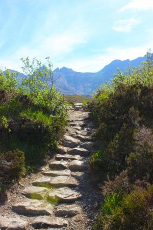 En longeant les Fairy Pools