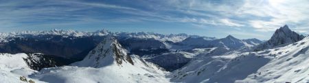 Panorama sur la Vanoise.