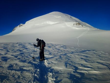 Depuis le sommet du Mur de la Côte, le ressaut final