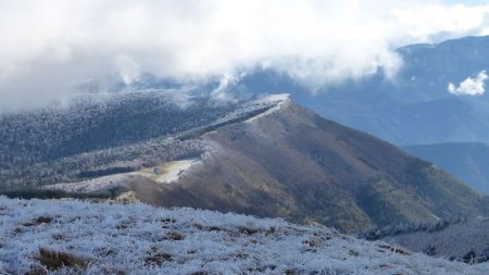 La crête vers le But de l’Aiglette