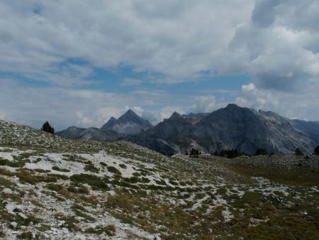 Guion etc., les montagnes côté italien