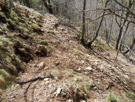 Descente par l’Echelle de Jacob. Il faut rester sur la droite.