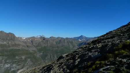 Mont Pourri, Grande Sassière, Mont Blanc.