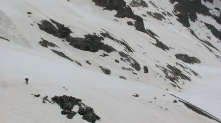 Notre guide en finit avec la montée au refuge.