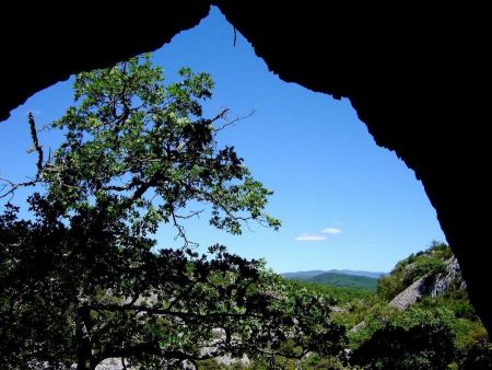 L’arche sous le belvédère.