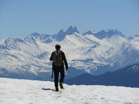 Retour face aux Aiguilles d’Arves.