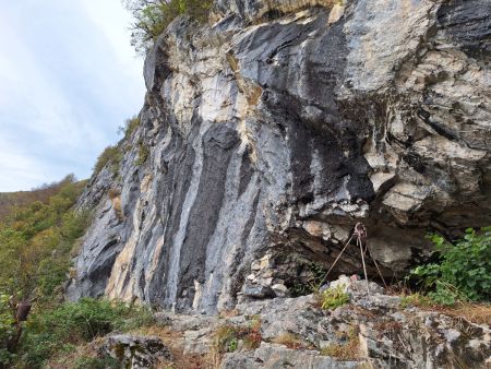 La belle falaise des Rocs des Tailles