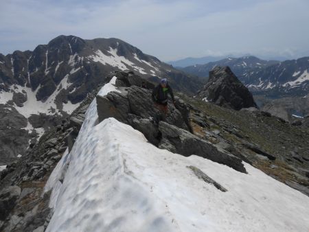 Le pas des Conques et le Mont Bégo